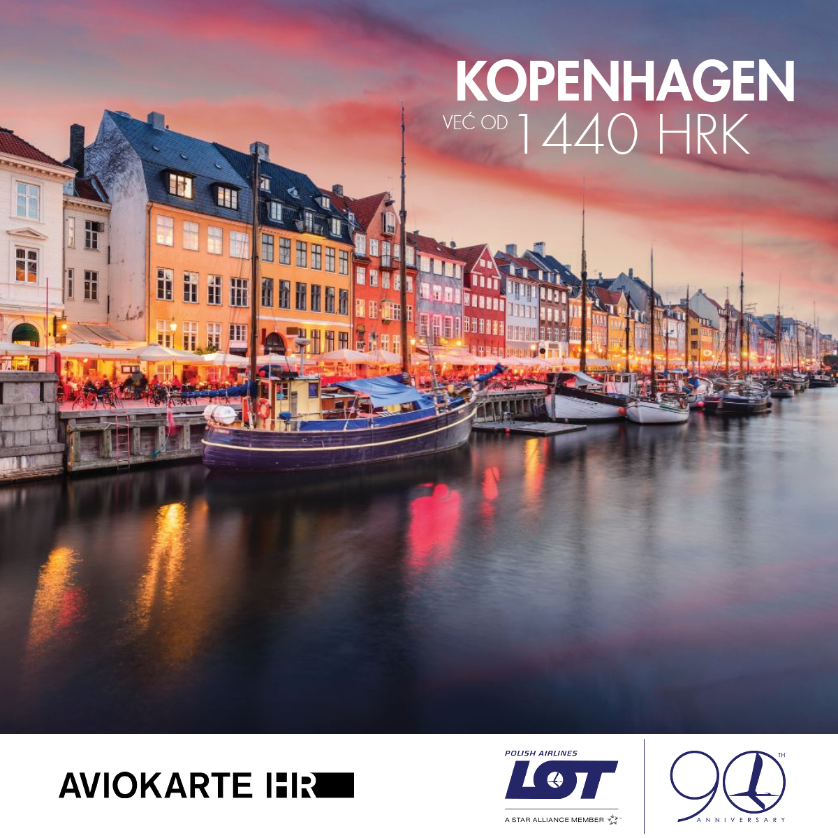 Kopenhagen vizual, Kopenhagen već od 1400 kuna, Kopenhagen jeftine avio karte, putovanje za Kopenhagen