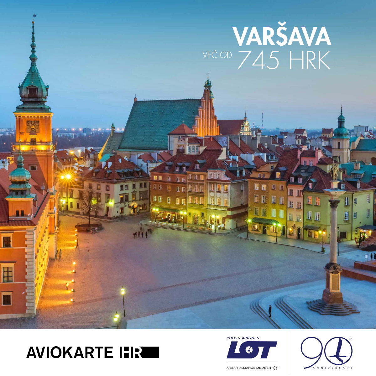 Varšava vizual, Varšava već od 1400 kuna, Varšava jeftine avio karte, putovanje za Varšava 