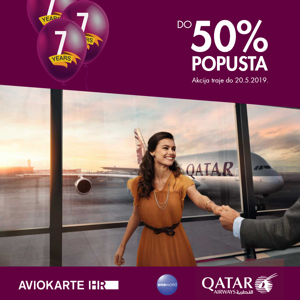 Qatar airways akcija, 7 godisnjica Qatar airways u Zagrebu, Zagreb, Bangkok, Maldivi, Maldives, Sejšeli, jeftine avio karte, ljetovanje