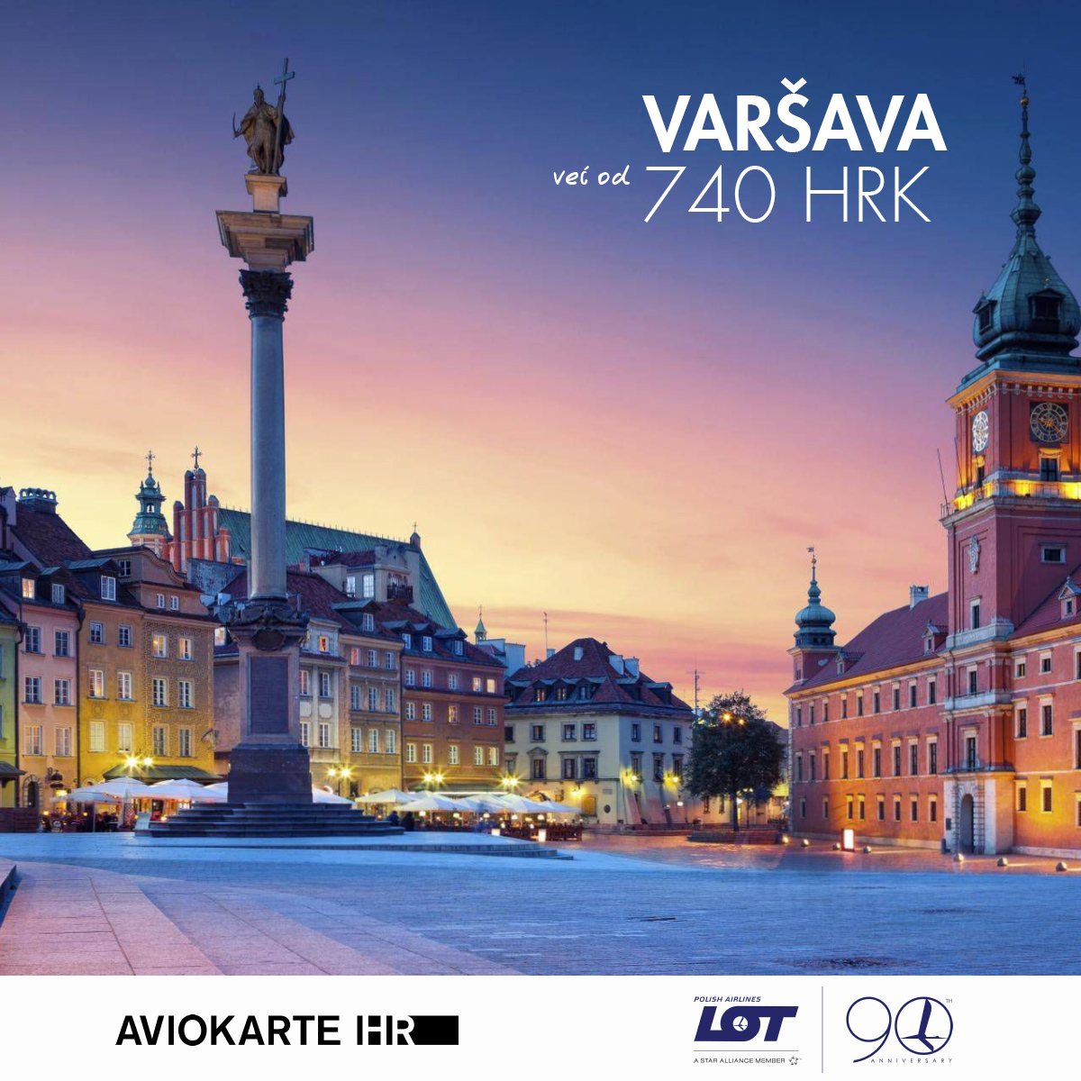 Varšava vizual, Varšava već od 750 kuna, Warsaw jeftine avio karte, putovanje za Varšavu