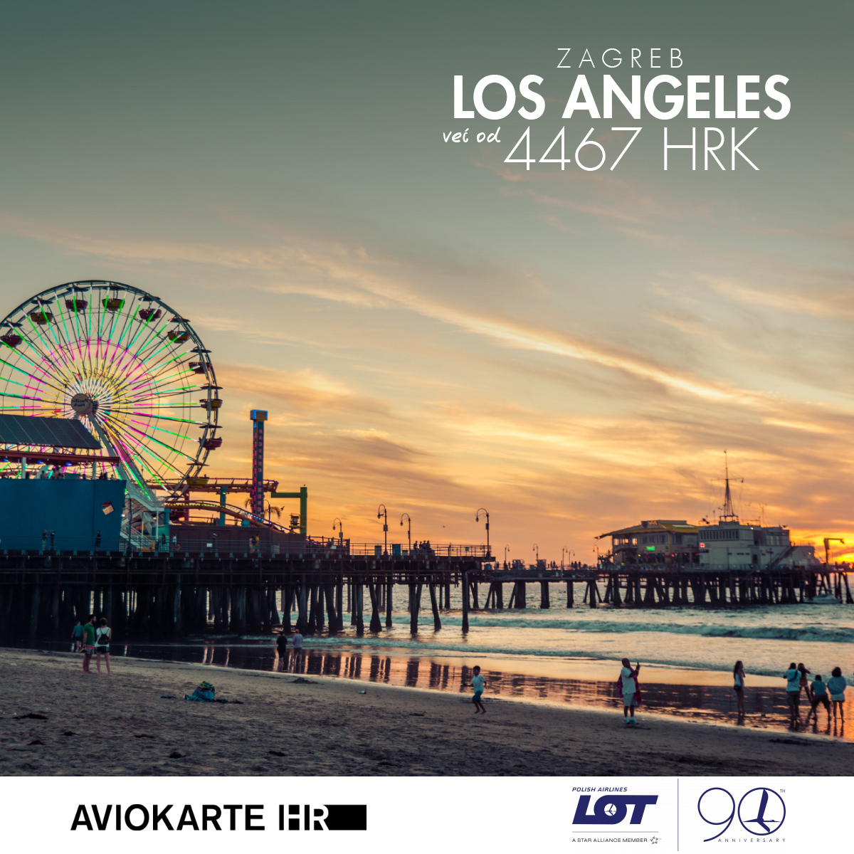 Los Angeles vizual, Los Angeles već od 1400 kuna, Los Angeles jeftine avio karte, putovanje za Los Angeles 