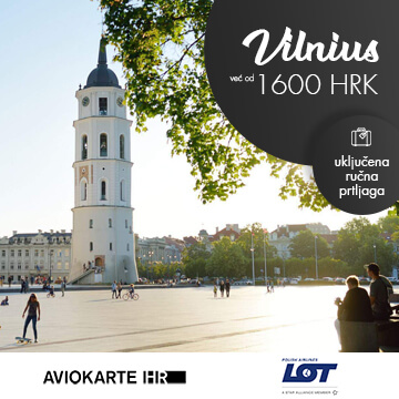 Vilnius vizual, Vilnius već od 1600 kuna, Vilnius jeftine avio karte, putovanje za Volnius